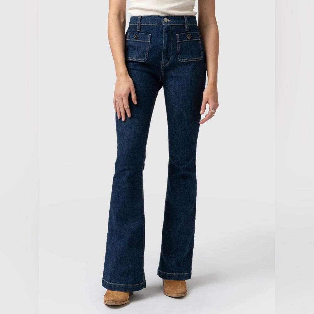 Saint + Sofia Bowie Stretch Flare Jeans